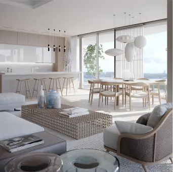 Kitchen in One Park Tower